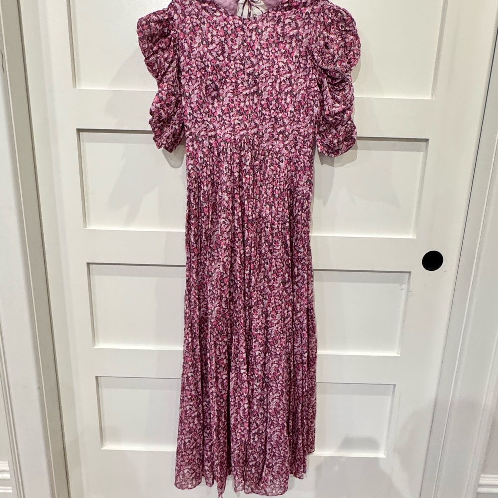 Floral Pink Kids Dress